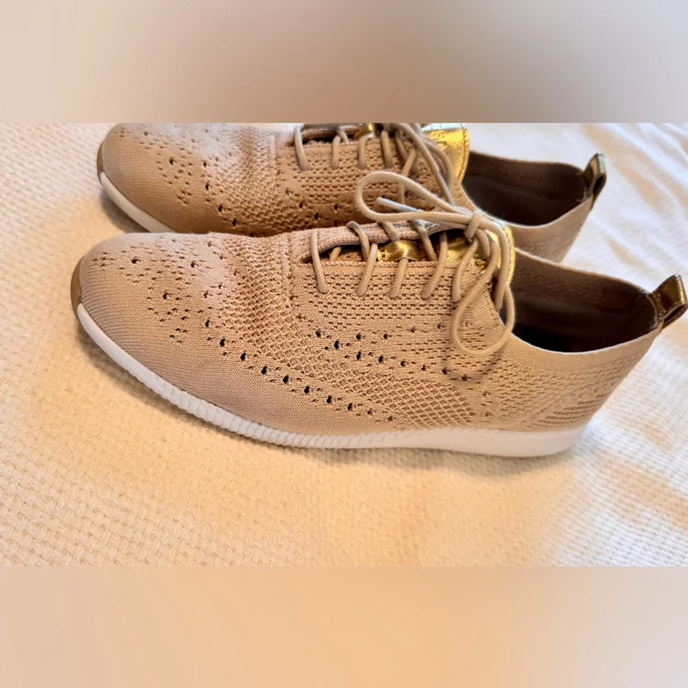 COLE HAAN Women's 2.ZERØGRAND Stitchlite Wingtip Oxfords Sneakers Tennis Shoes - Picture 8 of 15